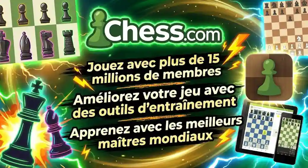 Jouer et s’entraîner aux échecs sur Chess.com